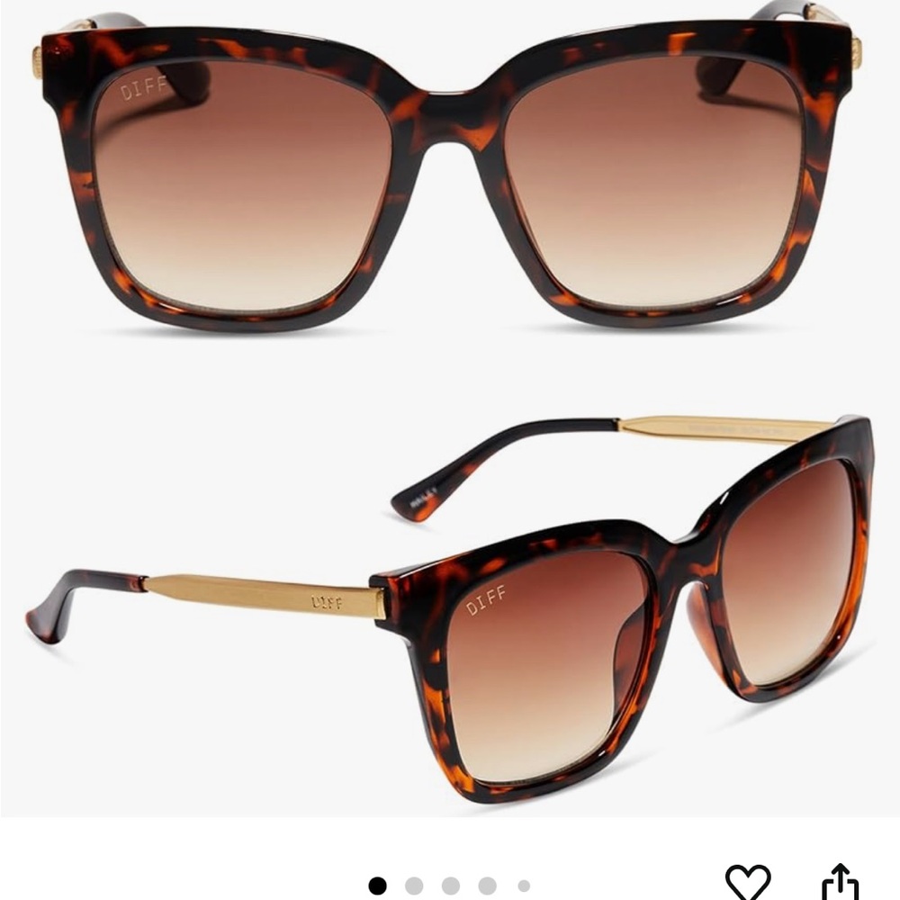 Diff Tortoise Sunglasses NWOT